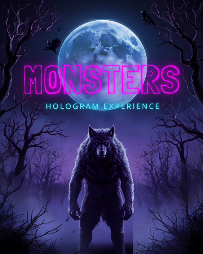 Monsters hologram tunnel &mdash; Hologram Zoo Vernon Hills IL