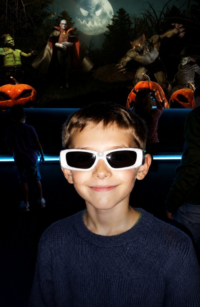 Monsters hologram tunnel scene &mdash; Hologram Zoo Vernon Hills IL