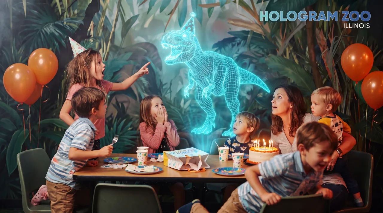 Birthday Core package at Hologram Zoo Illinois — kids birthday party venue in Vernon Hills IL