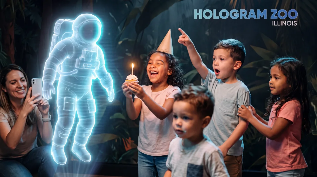 Birthday Ultra package at Hologram Zoo Illinois — ultimate kids birthday party